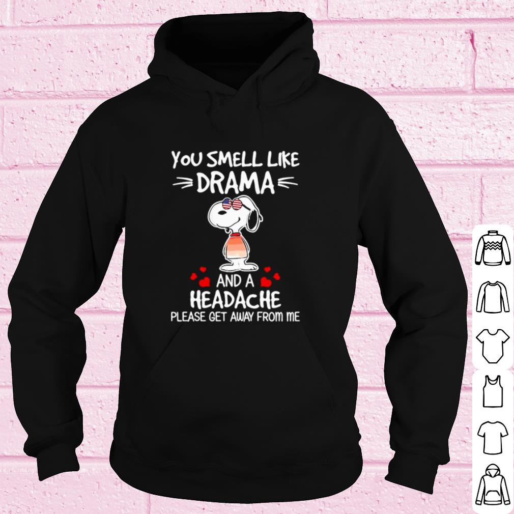 f233f7f0 snoopy you smell like drama and a headache please get away from me shirt 4 - Snoopy You Smell Like Drama And A Headache Please Get Away From Me shirt