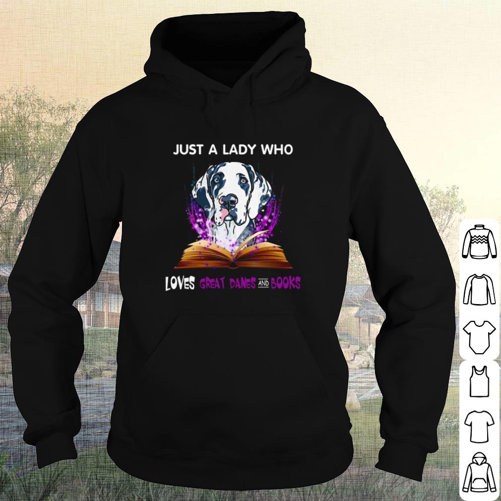 f287a317 official just a lady who loves great dane and books shirt 4 - Official Just A Lady Who Loves Great Dane And Books shirt