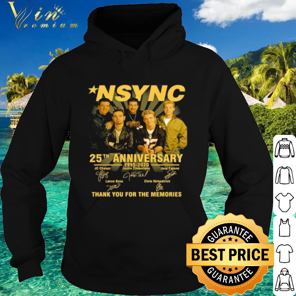 Best Nsync 25th Anniversary 1995 2020 Thank You For The Memories Signature shirt f3a12c62 best nsync 25th anniversary 1995 2020 thank you for the memories signature shirt 4 - Best Nsync 25th Anniversary 1995 2020 Thank You For The Memories Signature shirt