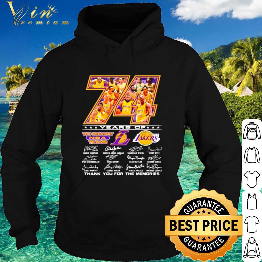 Best 74 Years Of The Greatest Nba Team Los Angeles Lakers Signature shirt fc0ee986 best 74 years of the greatest nba team los angeles lakers signature shirt 4 - Best 74 Years Of The Greatest Nba Team Los Angeles Lakers Signature shirt