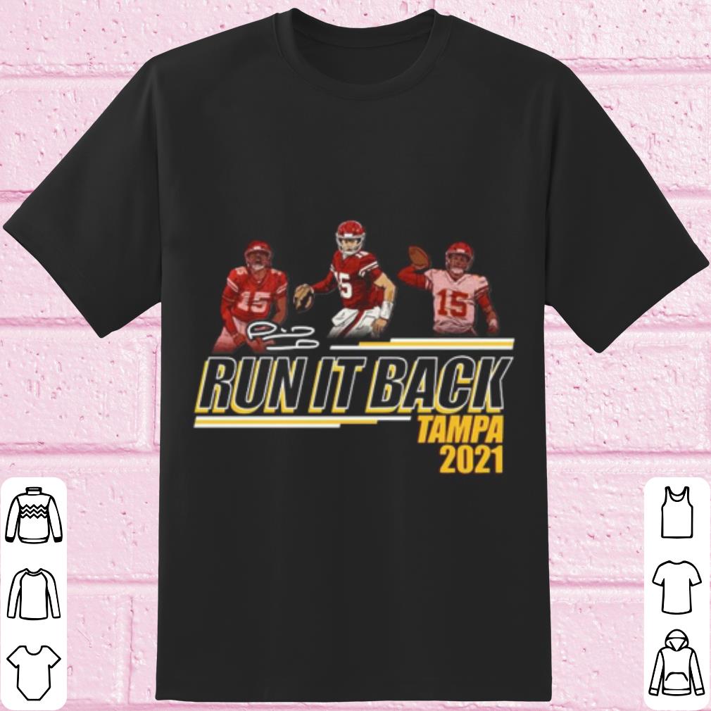 Best Run it back Tampa Bay Buccaneers 2021 Signature shirt