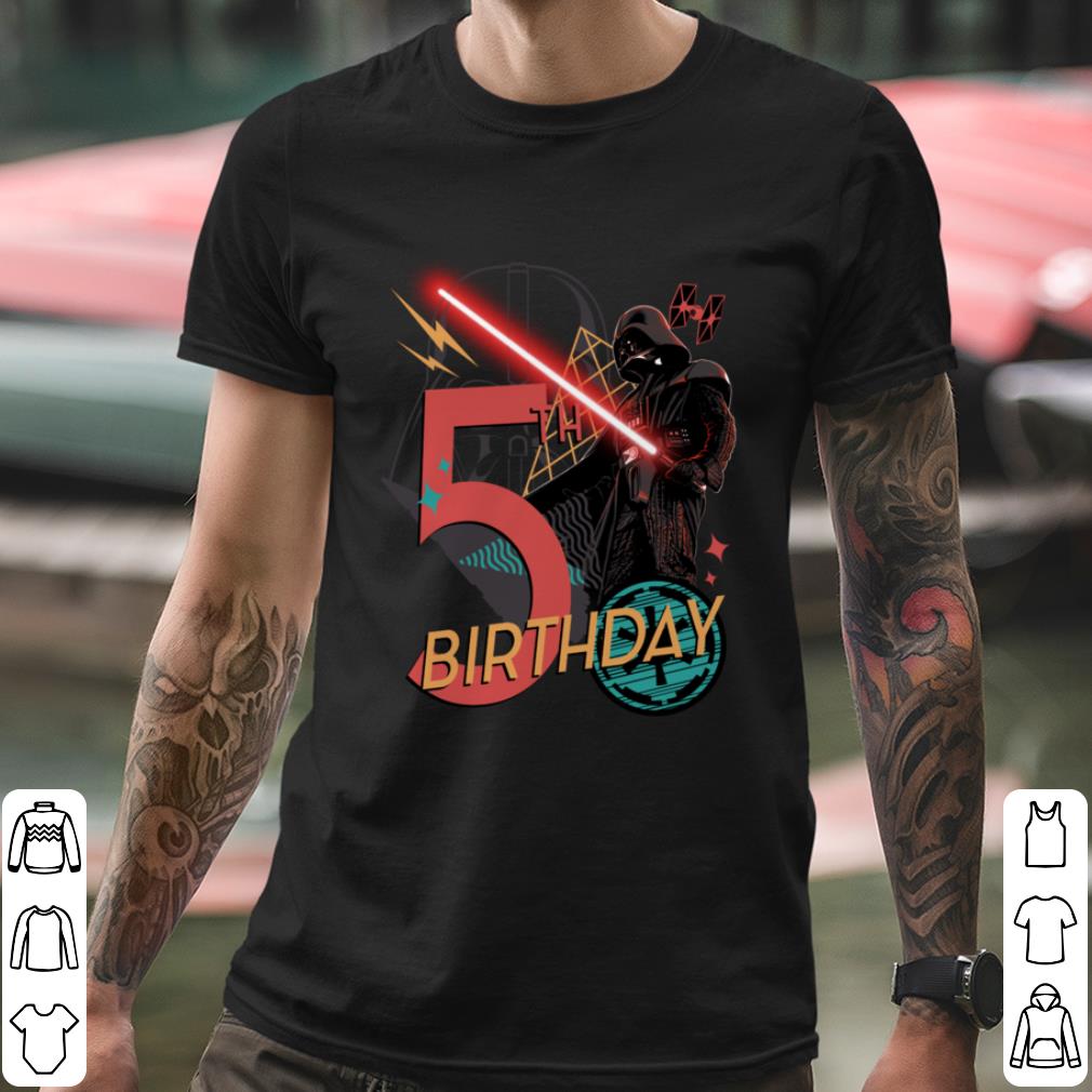 Nice Star Wars Darth Vader 5th Birthday Abstract shirt 3f807d93 nice star wars darth vader 5th birthday abstract shirt 4 - Nice Star Wars Darth Vader 5th Birthday Abstract shirt