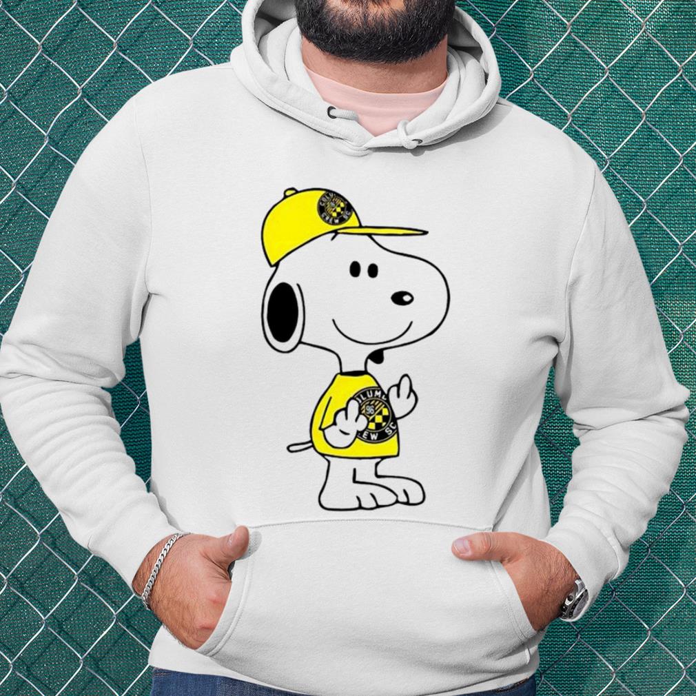 80da97ce best snoopy columbus crew sc mls double middle fingers fck you shirt 4 - Best Snoopy Columbus Crew SC MLS Double Middle Fingers Fck You shirt