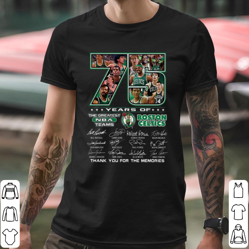 Pretty 75 Years Of The Greatest NBA Teams Boston Celtics Member Signatures shirt 8b927d8e pretty 75 years of the greatest nba teams boston celtics member signatures shirt 4 - Pretty 75 Years Of The Greatest NBA Teams Boston Celtics Member Signatures shirt
