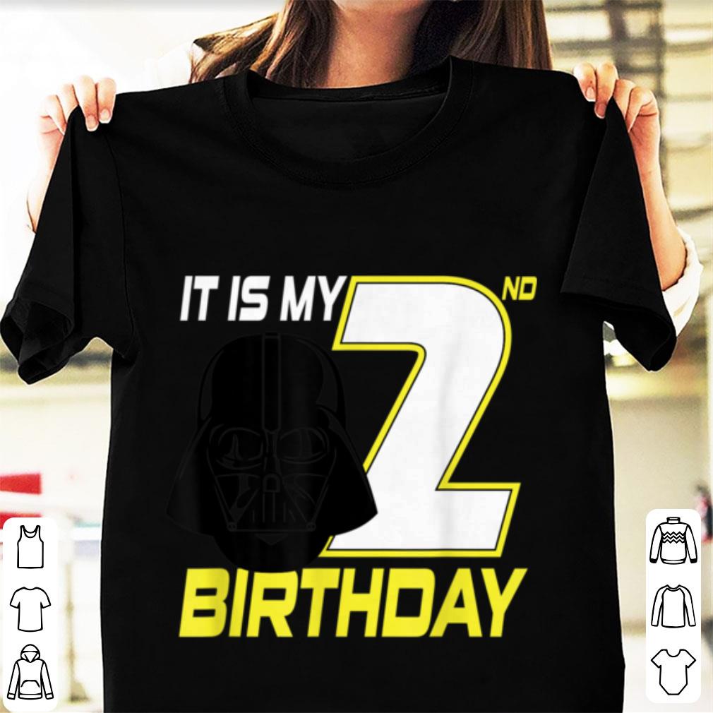 Awesome Star Wars Darth Vader 2nd Birthday shirt