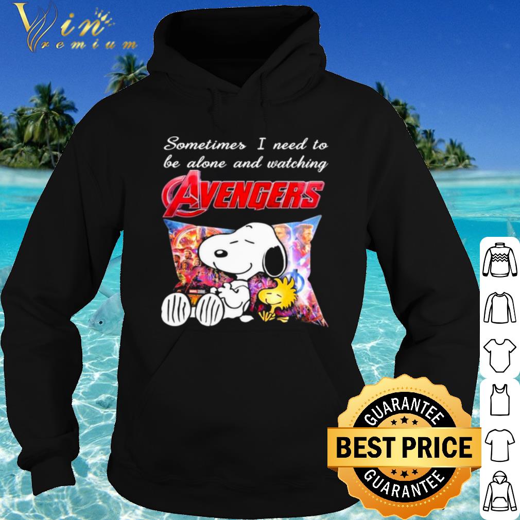 Hot Snoopy And Woodstock Sometimes I Need To Be Alone And Watching Avengers shirt b21b5cc7 hot snoopy and woodstock sometimes i need to be alone and watching avengers shirt 4 - Hot Snoopy And Woodstock Sometimes I Need To Be Alone And Watching Avengers shirt