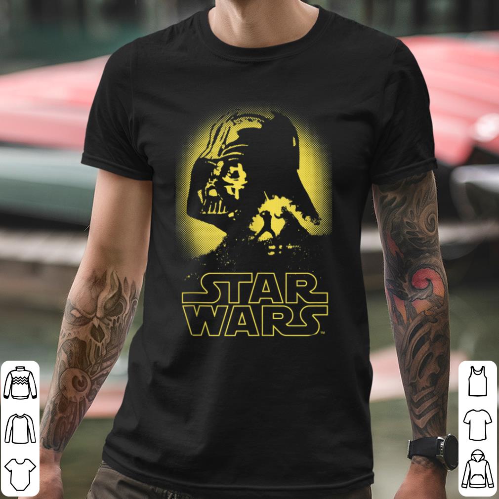 Official Star Wars Darth Vader Yellow Glow Portrait shirt 00cf9a19 official star wars darth vader yellow glow portrait shirt 4 - Official Star Wars Darth Vader Yellow Glow Portrait shirt