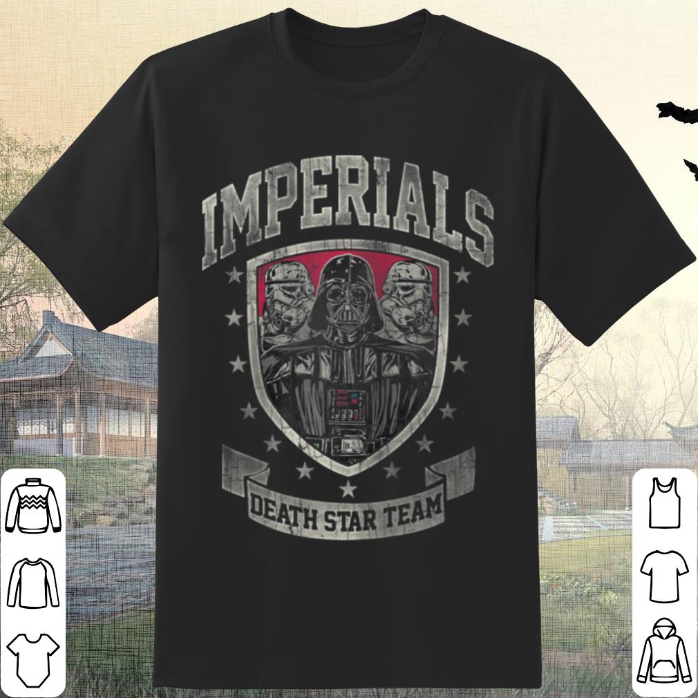 Awesome Star Wars Darth Vader And Stormtroopers Imperials Team Logo Raglan Baseball shirt