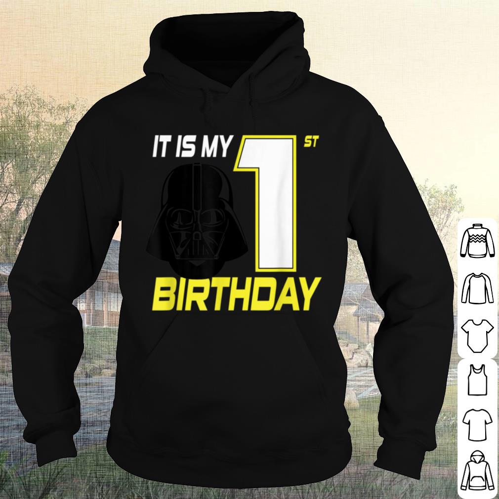 Funny Star Wars Darth Vader 1st Birthday shirt 495461fb funny star wars darth vader 1st birthday shirt 4 - Funny Star Wars Darth Vader 1st Birthday shirt