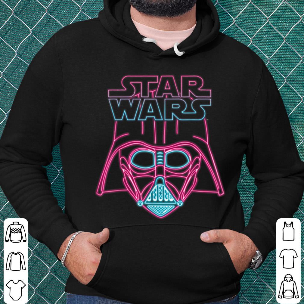 Cool Star Wars Darth Vader Neon Light Helmet Logo Graphic shirt b2b72f53 cool star wars darth vader neon light helmet logo graphic shirt 4 - Cool Star Wars Darth Vader Neon Light Helmet Logo Graphic shirt