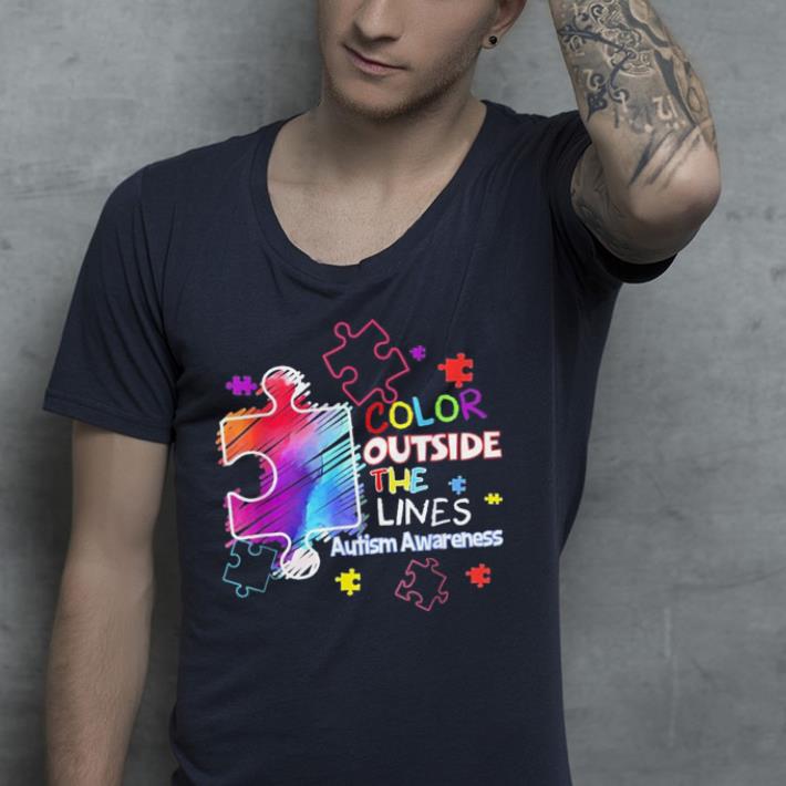 Autism Awareness Colour Outside The Line shirt 4 - Autism Awareness Colour Outside The Line shirt