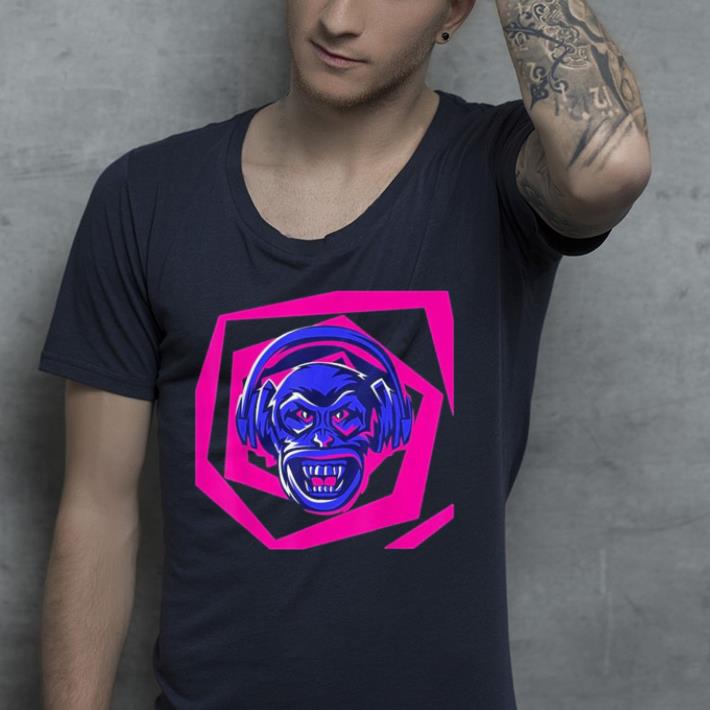 Purple Headset Gorilla Chimpanzees shirt Purple Headset Gorilla Chimpanzees shirt 4 - Purple Headset Gorilla Chimpanzees shirt