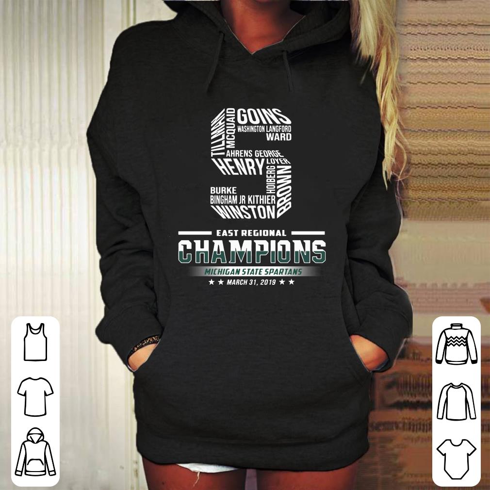 5 east regional champions Michigan State Spartans shirt 4 - 5 east regional champions Michigan State Spartans shirt
