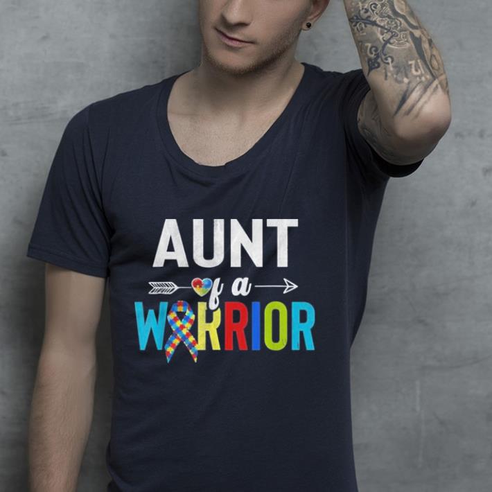 Aunt of a warrior shirt Aunt of a warrior shirt 4 - Aunt of a warrior shirt