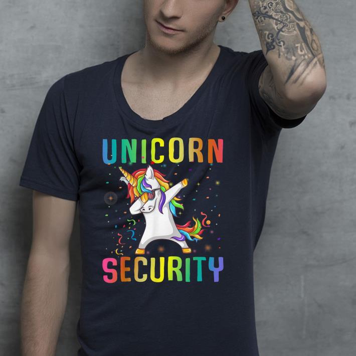 Dabbing Unicorn Security shirt Dabbing Unicorn Security shirt 4 - Dabbing Unicorn Security shirt