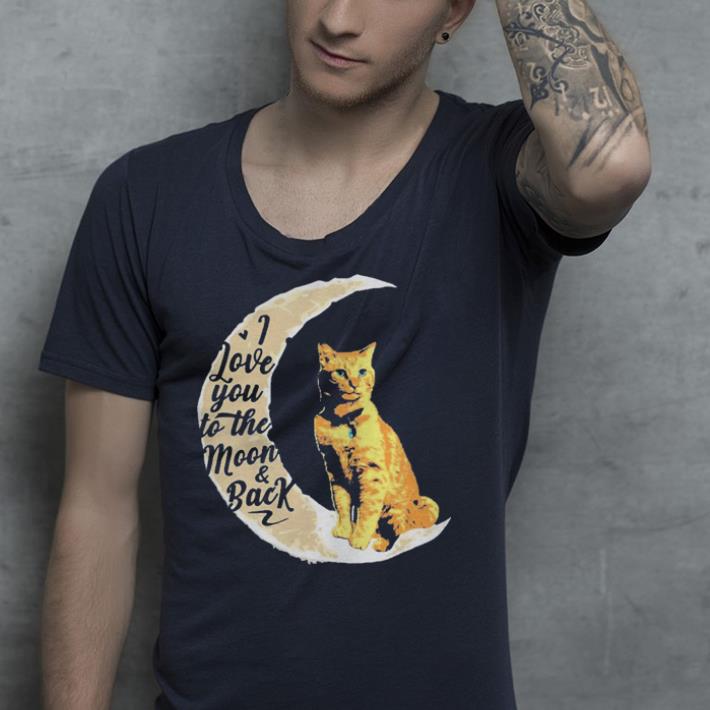 Goose the Cat I love to the moon and back shirt Goose the Cat I love to the moon and back shirt 4 - Goose the Cat I love to the moon and back shirt