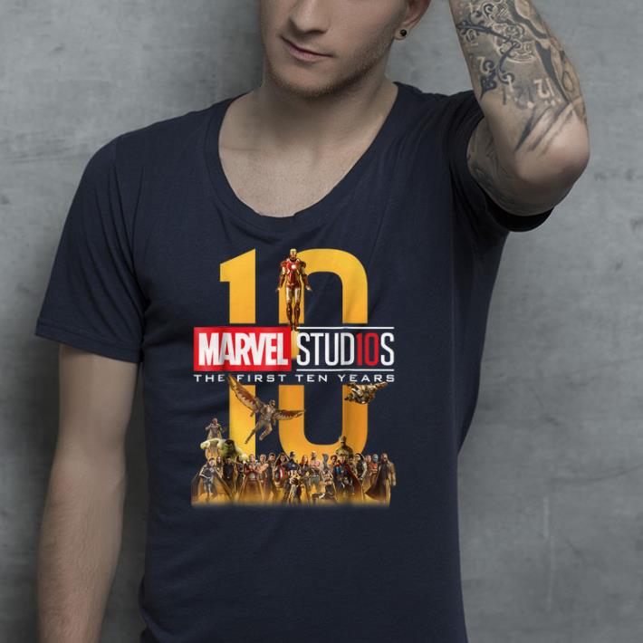 Marvel Studios First Ten Years Full Cast shirt 4 - Marvel Studios First Ten Years Full Cast shirt