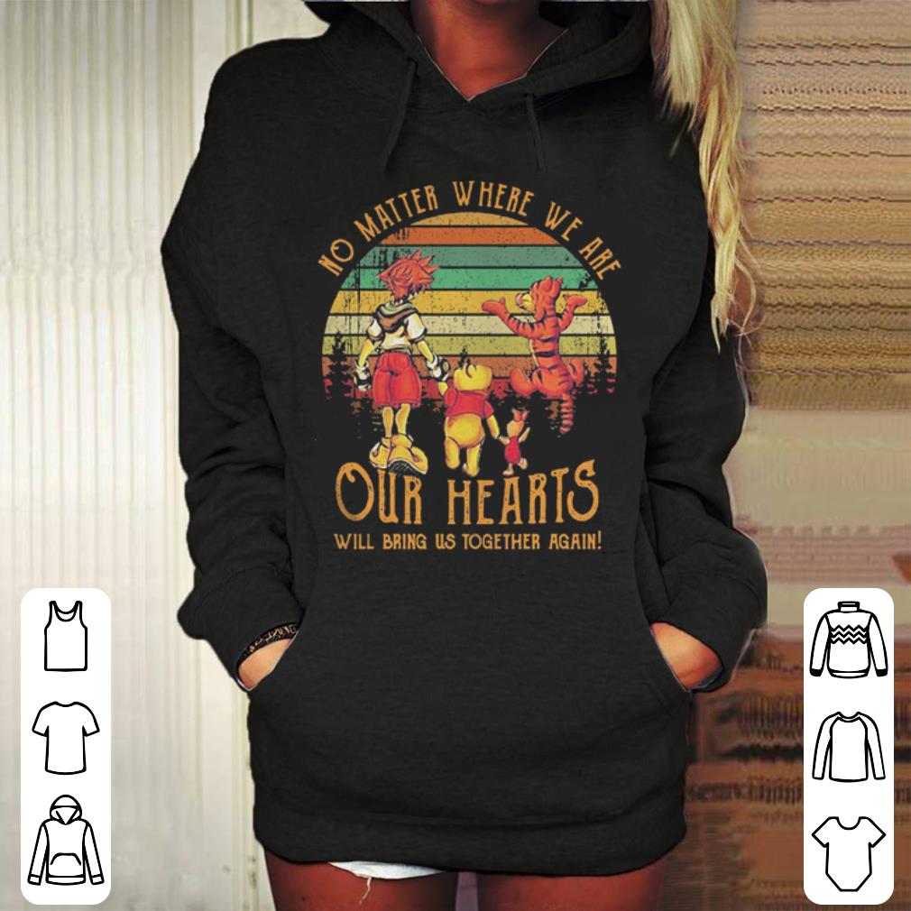 Pooh and friends No matter where we are our hearts will bring us together again vintage shirt 4 - Pooh and friends No matter where we are our hearts will bring us together again vintage shirt