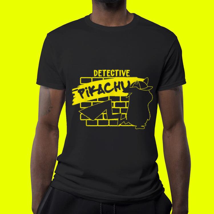 Detective Pikachu Grafitti shirt Detective Pikachu Grafitti shirt 4 - Detective Pikachu Grafitti shirt