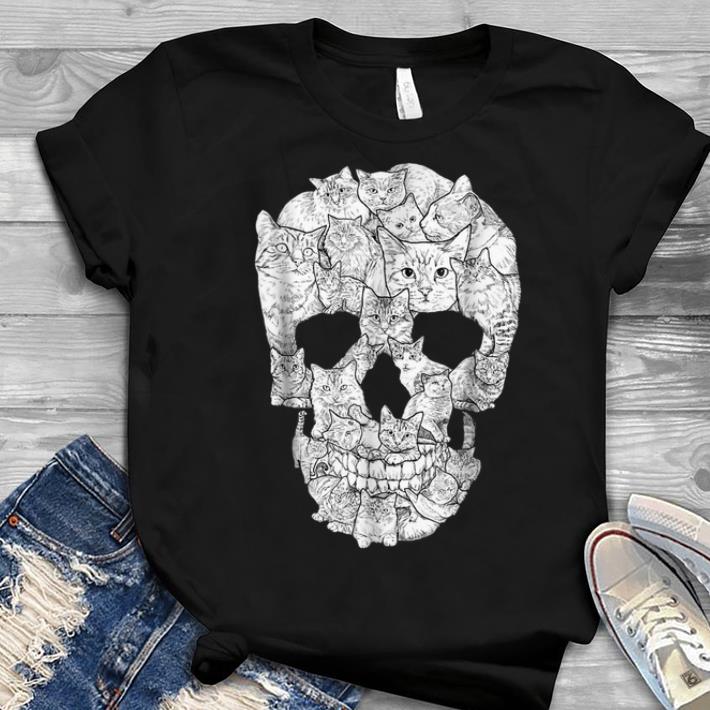 Cat Skull Skeleton Halloween Costume Idea Youth tee 1 - Cat Skull Skeleton Halloween Costume Idea Youth tee