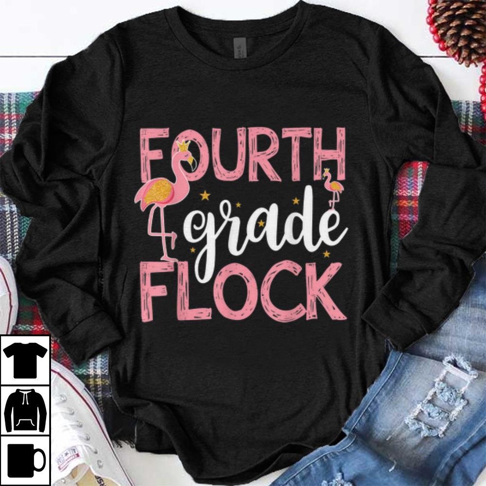 Original Fourth Grade Flack Back To Shool Flamingo shirt 1 - Original Fourth Grade Flack Back To Shool Flamingo shirt