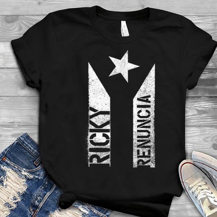 Ricky Renuncia Bandera Negra Puerto Rico Flag Youth tee 1 - Ricky Renuncia Bandera Negra Puerto Rico Flag Youth tee