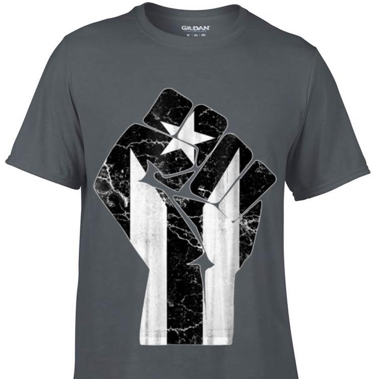 The Raised Fist Puerto Rico Resiste Black Flag sweater 1 - The Raised Fist Puerto Rico Resiste Black Flag sweater