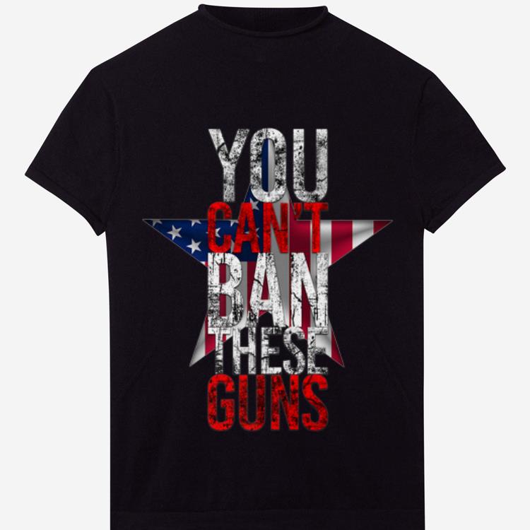 You Can t Ban These Guns Star American Flag hoodie 1 - You Can't Ban These Guns Star American Flag hoodie