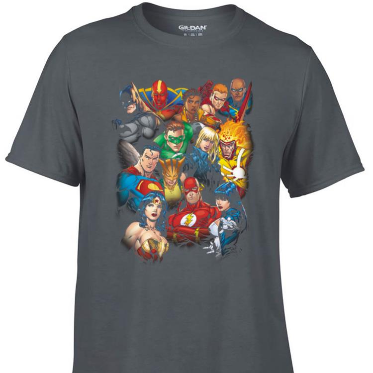 Awesome DC Justice League All Here shirt 1 - Awesome DC Justice League All Here shirt