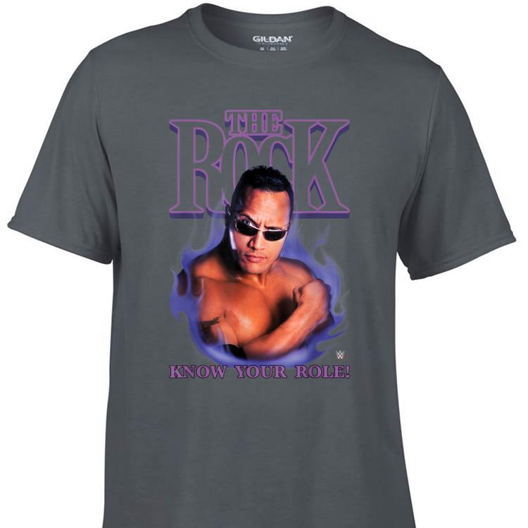 Awesome The Rock Know Your Role WWE shirt 1 - Awesome The Rock Know Your Role WWE shirt