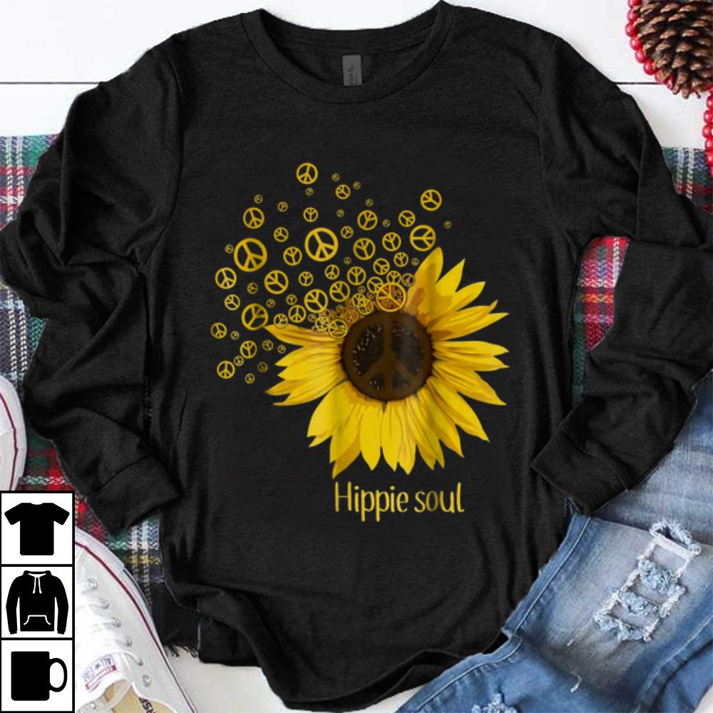 Funny Hippie Soul Sunflower Peace shirt 1 - Funny Hippie Soul Sunflower Peace shirt