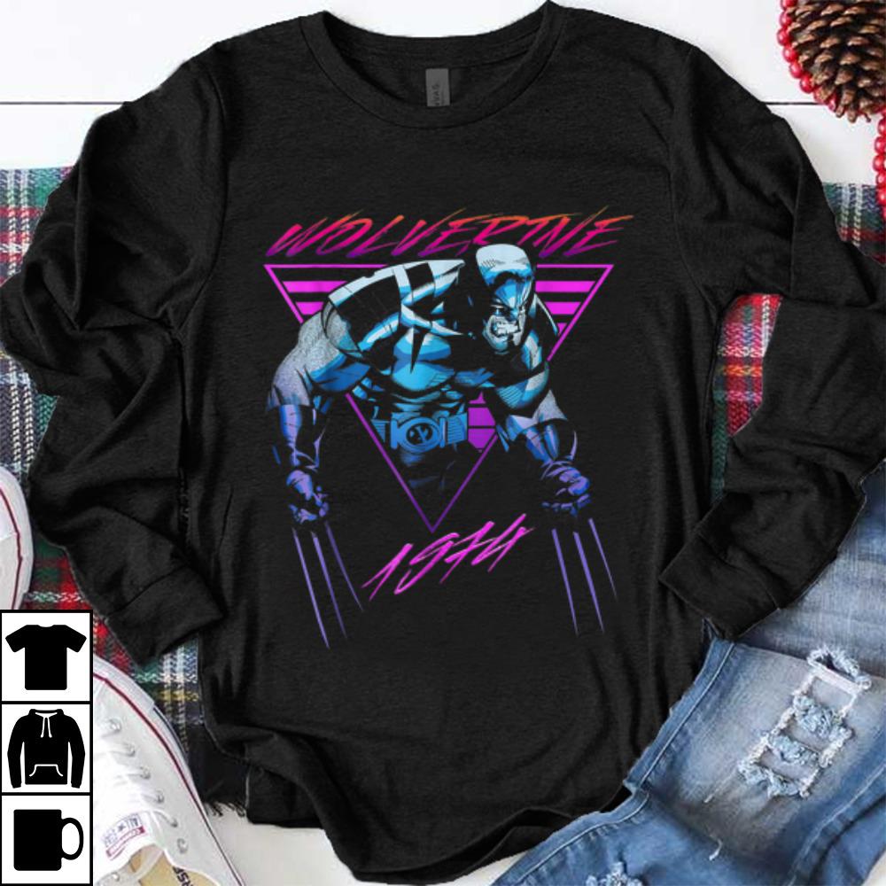 Funny Marvel X Men Wolverine Neon Retro shirt 1 - Funny Marvel X-Men Wolverine Neon Retro shirt
