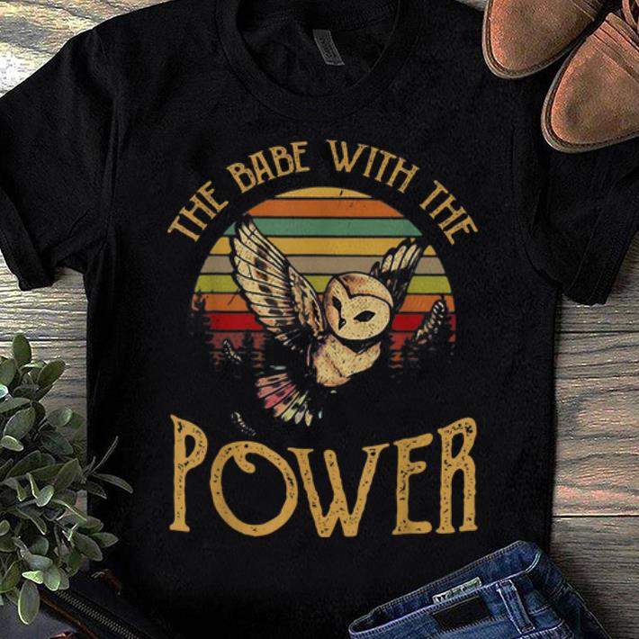 Top Owl The Babe With The Power Vintage shirt 1 - Top Owl The Babe With The Power Vintage shirt