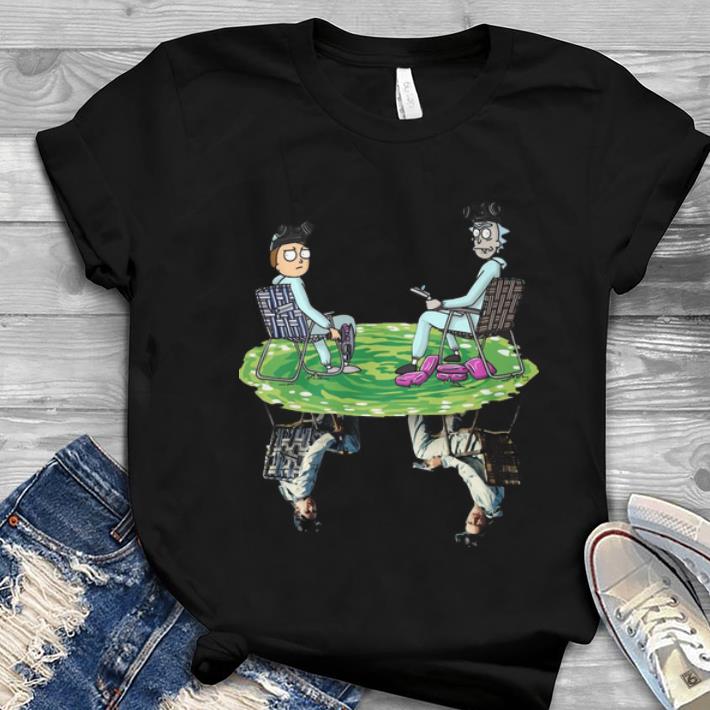 Hot Rick and Morty Crossover Walter and Jesse Breaking Bad shirt 1 1 - Hot Rick and Morty Crossover Walter and Jesse Breaking Bad shirt