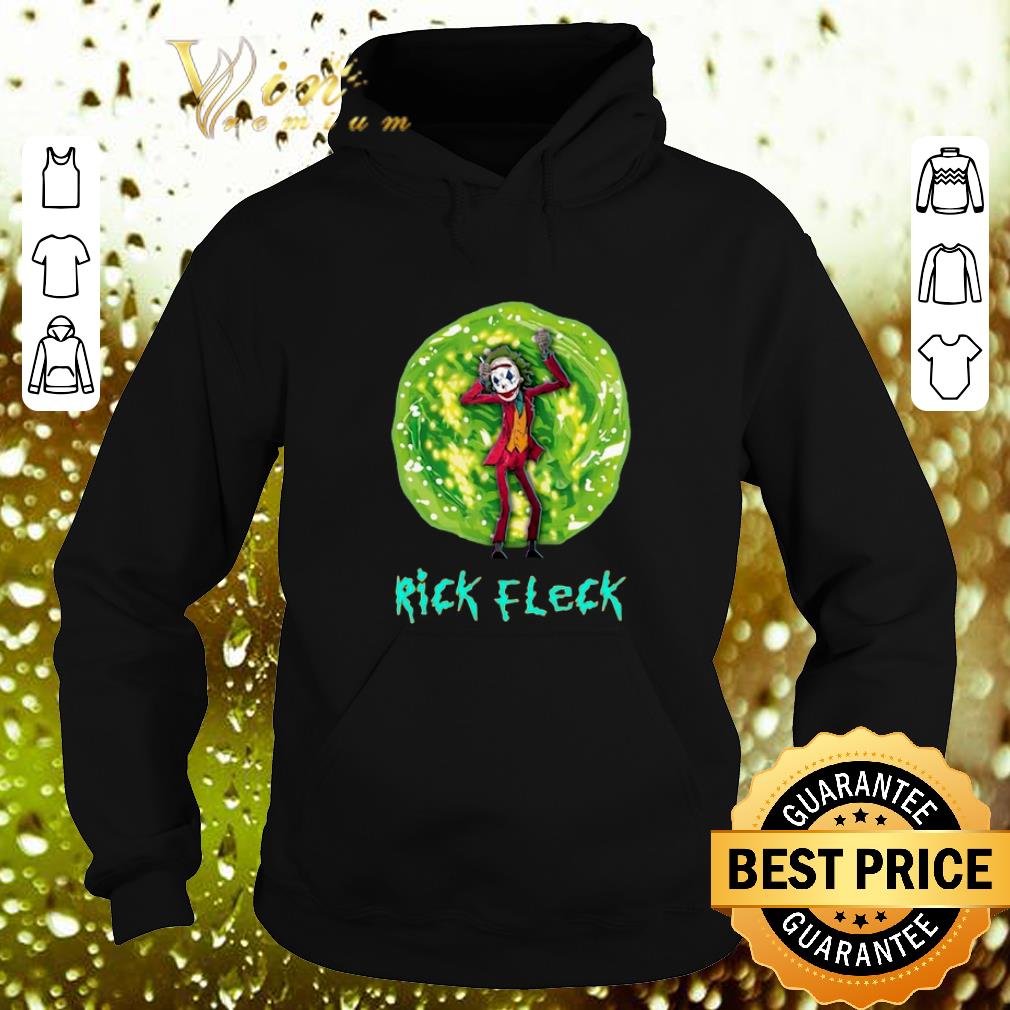 Nice Rick Fleck crossover Joker mashup Rick Sanchez shirt 4 - Nice Rick Fleck crossover Joker mashup Rick Sanchez shirt