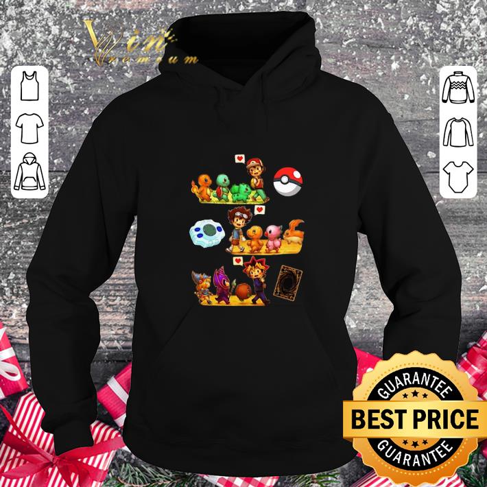 Nice Satoshi Pokemon Digimon Yugioh Childhood shirt Nice Satoshi Pokemon Digimon Yugioh Childhood shirt 4 - Nice Satoshi Pokemon Digimon Yugioh Childhood shirt