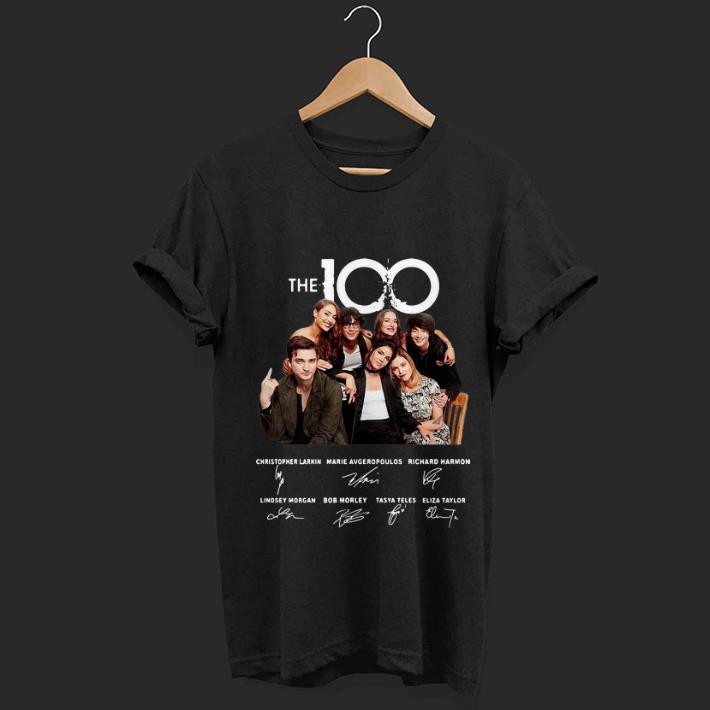 Premium trending The 100 Characters Signature shirt 1 - Premium trending The 100 Characters Signature shirt