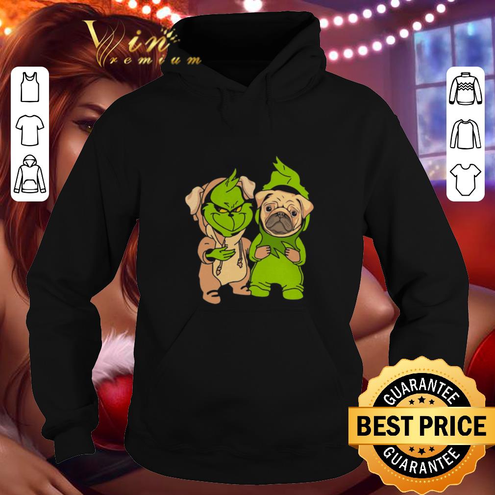 Original Baby Grinch and Pug dog shirt Original Baby Grinch and Pug dog shirt 4 - Original Baby Grinch and Pug dog shirt