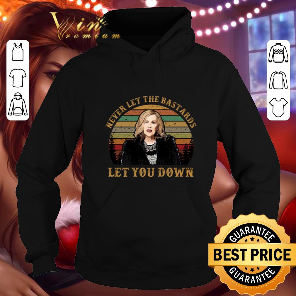 Original Schitt s Creek Never let the bastards let you down sunset shirt 4 - Original Schitt's Creek Never let the bastards let you down sunset shirt