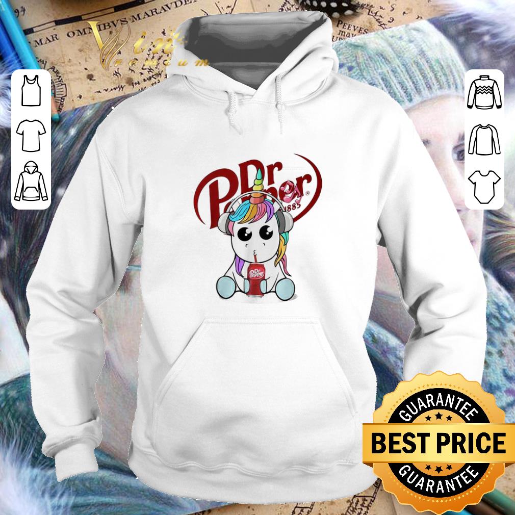 Original Unicorn drinking Dr Pepper shirt 4 - Original Unicorn drinking Dr Pepper shirt