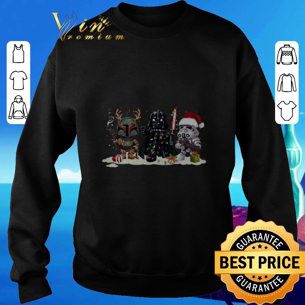 Star Wars Darth Vader Stormtrooper Boba Fett Christmas shirt Star Wars Darth Vader Stormtrooper Boba Fett Christmas shirt 4 - Star Wars Darth Vader Stormtrooper Boba Fett Christmas shirt