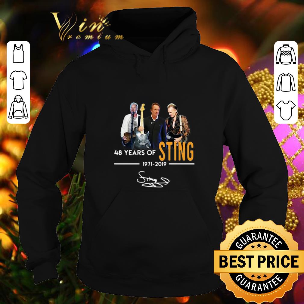 Top 48 years of Sting 1971 2019 signature shirt 4 - Top 48 years of Sting 1971-2019 signature shirt