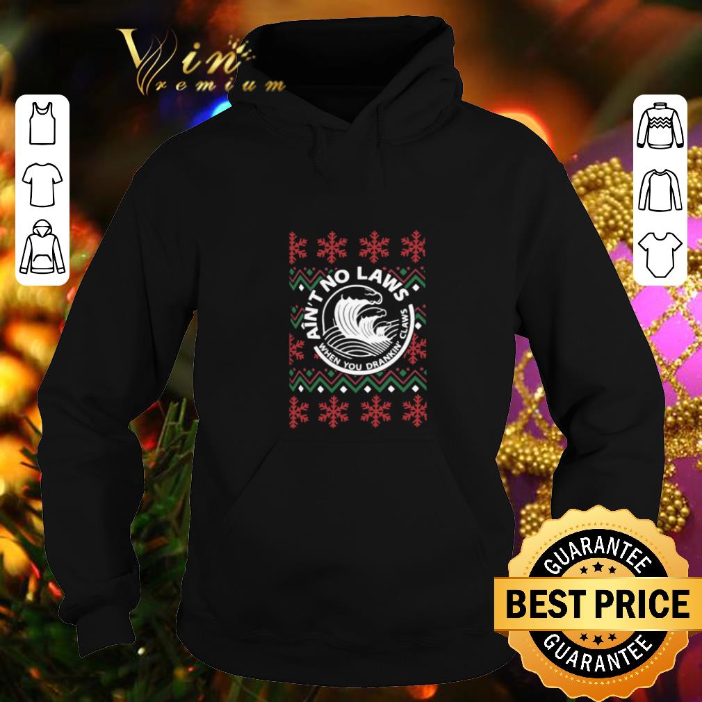 Top Ain t no laws when you drankin claws ugly Christmas sweater 4 - Top Ain't no laws when you drankin claws ugly Christmas sweater