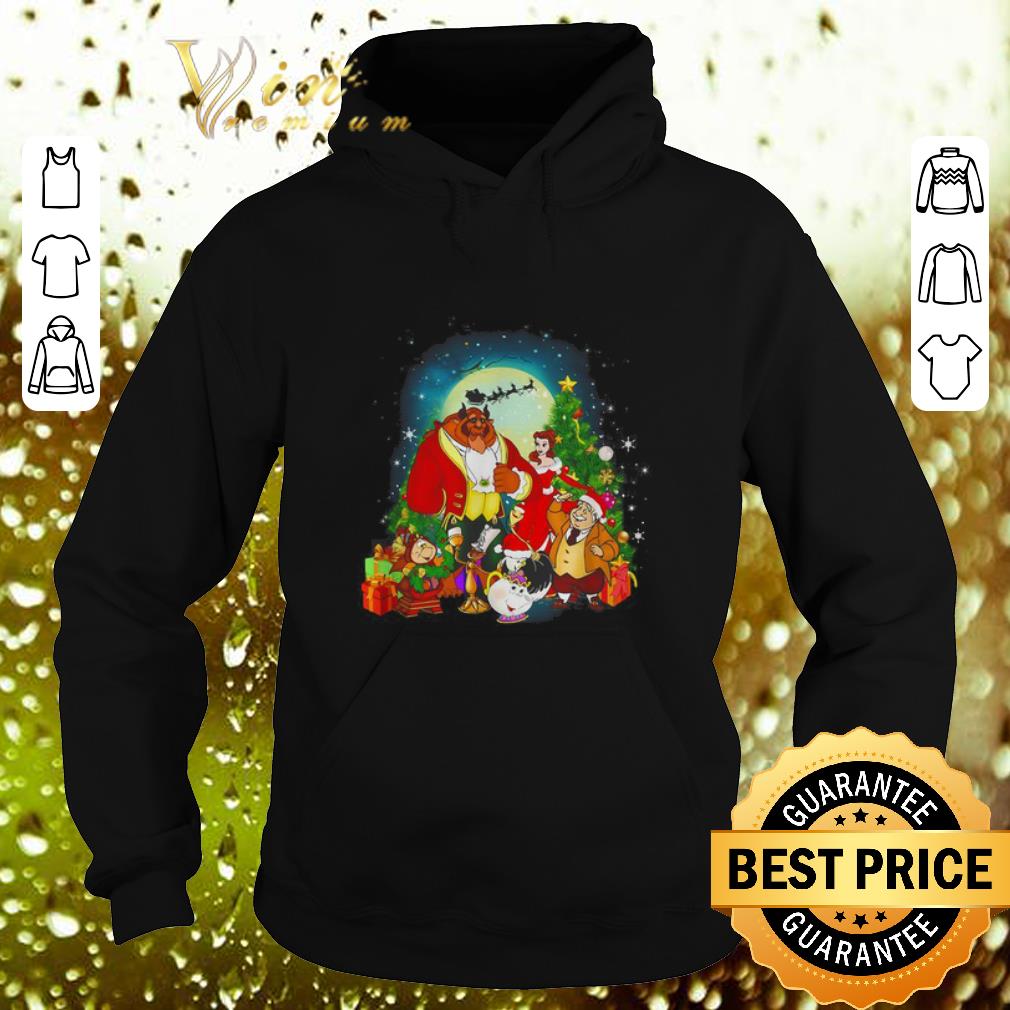 Top Beauty And The Beast Merry Christmas shirt 4 - Top Beauty And The Beast Merry Christmas shirt