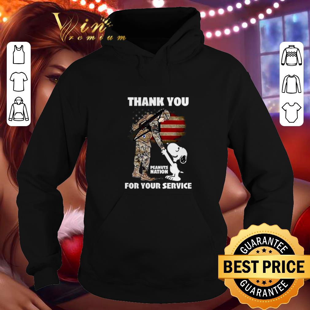 Top Snoopy veteran Thank you Peanuts nation for your service shirt Top Snoopy veteran Thank you Peanuts nation for your service shirt 4 - Top Snoopy veteran Thank you Peanuts nation for your service shirt