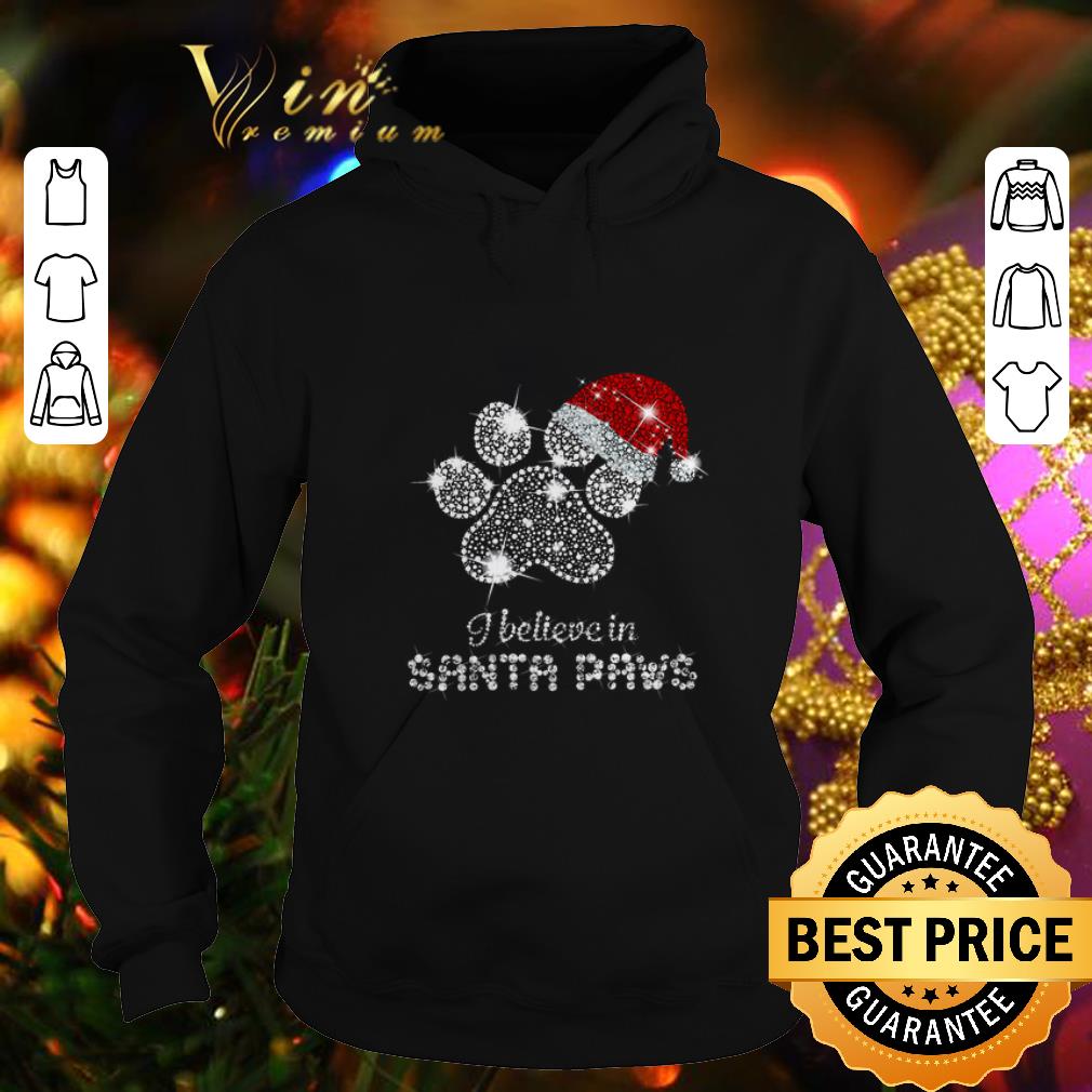 Hot Diamond i believe in santa paws Christmas shirt 4 - Hot Diamond i believe in santa paws Christmas shirt