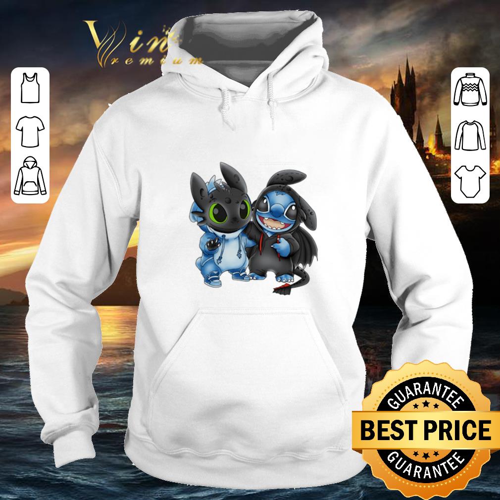 Hot Disney Baby Toothless and Baby Stitch shirt 4 - Hot Disney Baby Toothless and Baby Stitch shirt