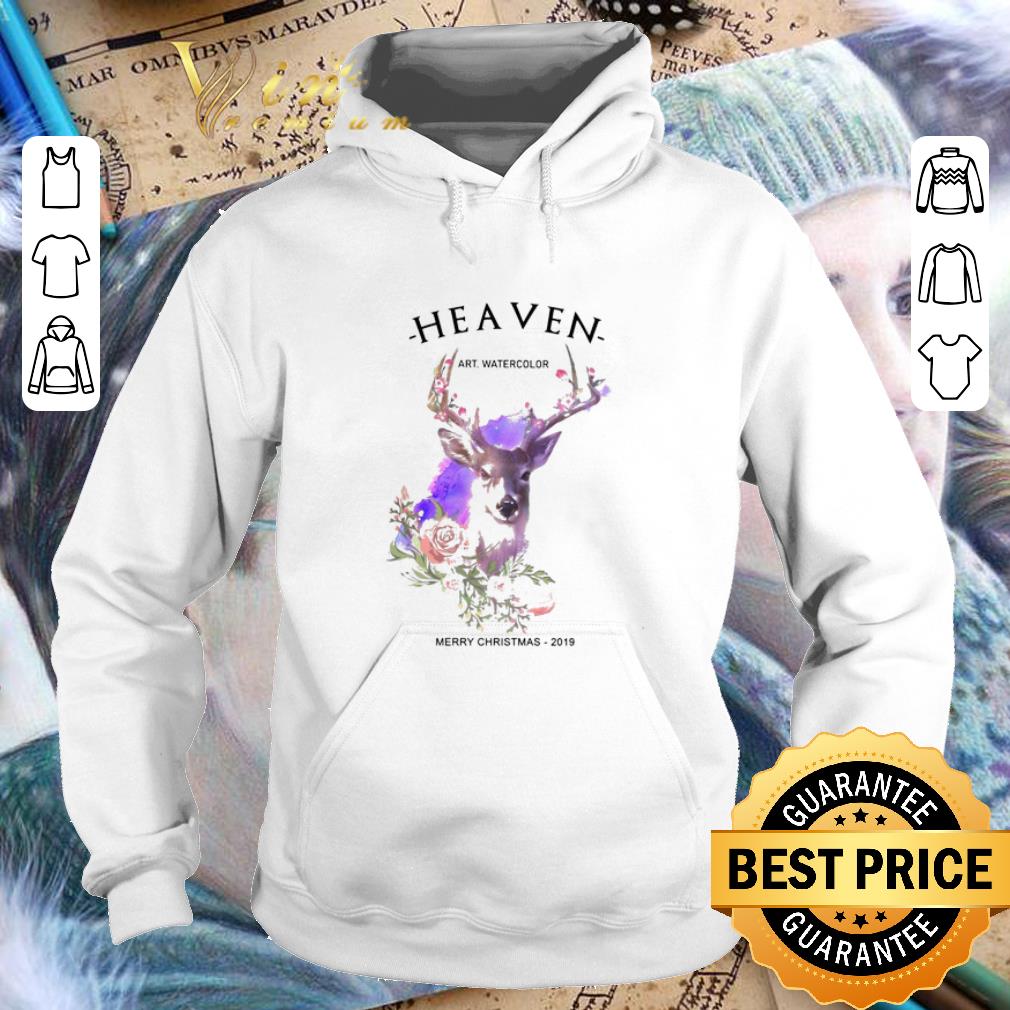 Hot Reindeer Heaven art watercolor Merry Christmas 2019 shirt Hot Reindeer Heaven art watercolor Merry Christmas 2019 shirt 4 - Hot Reindeer Heaven art watercolor Merry Christmas 2019 shirt