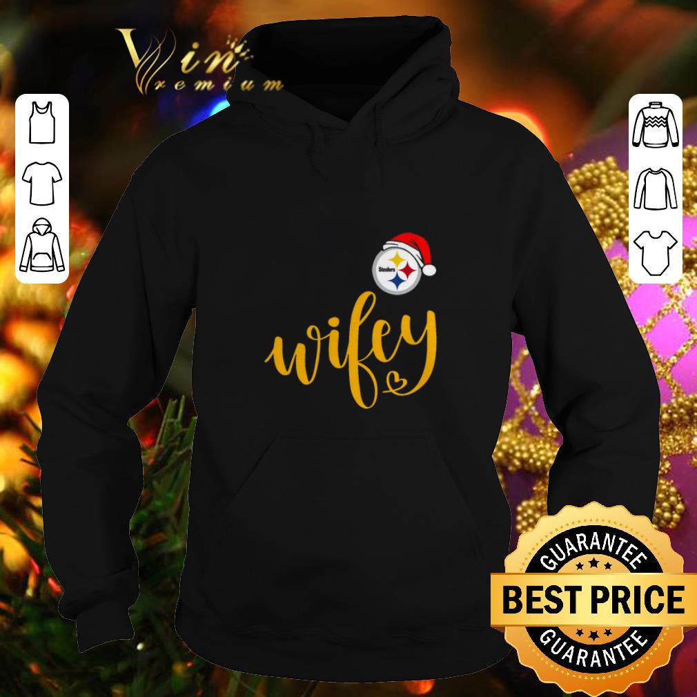 Hot Santa Pittsburgh Steelers Wifey Christmas shirt Hot Santa Pittsburgh Steelers Wifey Christmas shirt 4 - Hot Santa Pittsburgh Steelers Wifey Christmas shirt