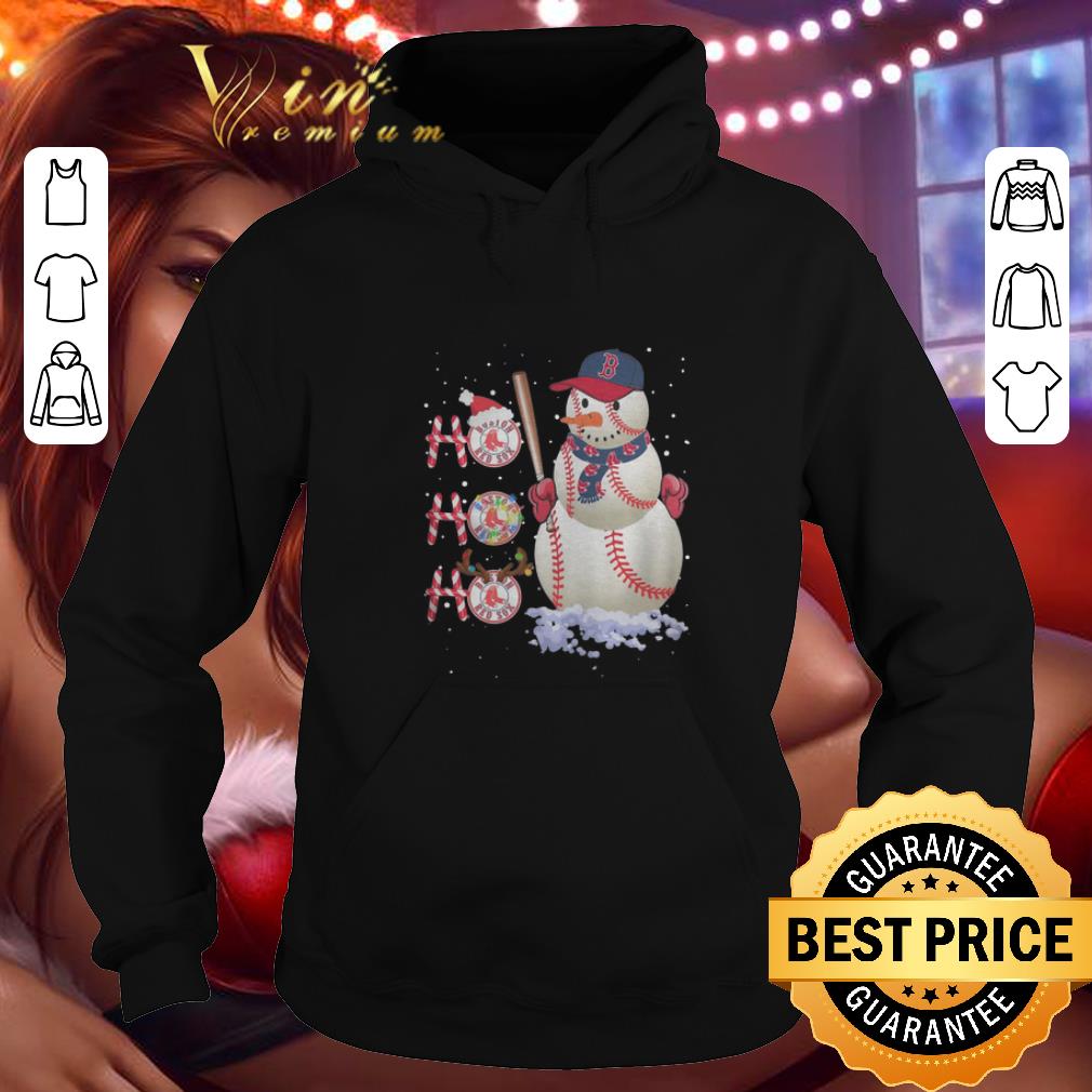 Hot Snowman Boston Red Sox Ho Ho Ho Christmas shirt 4 - Hot Snowman Boston Red Sox Ho Ho Ho Christmas shirt